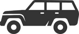 Basic Car Icon Sticker