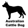 Basic Cattle Dog Sticker
