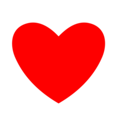 Basic Heart Icon Transfer Sticker