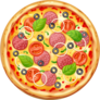 Basil Tomato Pizza Sticker