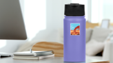 Basin And Range National Monument Nevada Sticker on a Water Bottle (New) example