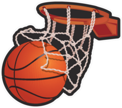 Basketball Background Sticker