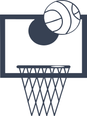 Basketball Hoop & Ball Sticker