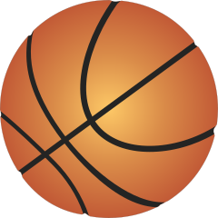 Basketball Printed Full Color Sticker