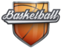 Basketball Shield Sticker