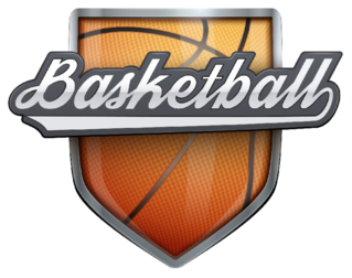 Basketball Shield Sticker