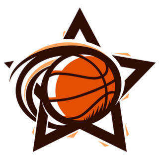 Basketball Star Sport Logo Sticker