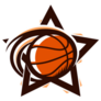Basketball Star Sport Logo Sticker