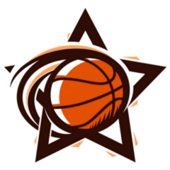 Basketball Star Sport Logo Sticker