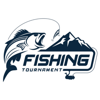 Bass Fishing Logo Sticker