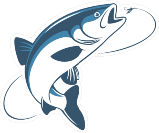 Bass Fishing Sticker