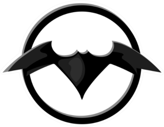 Bat Sign In Circle Sticker