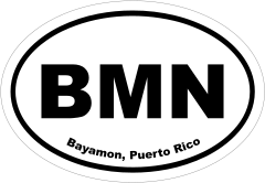 Bayamon, Puerto Rico Oval Stickers