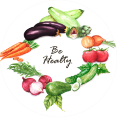 Be Healthy Watercolor Illustration Sticker