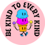 Be Kind Ice Cream Sticker