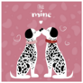 Be Mine Dalmatian Sticker