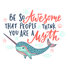 Be So Awesome That People Think Youre A Myth Sticker