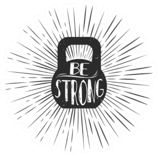 Be Strong Fitness & Health Sticker