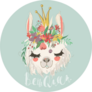Be The Queen llama Sticker