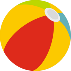 Beach Ball Icon Sticker