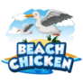 Beach Chicken Seagull Sticker