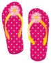 Beach Flower Flipflop Sticker