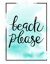 Beach Please Phrase Sticker