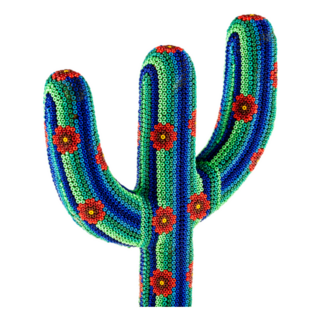 Beaded And Colorful Mexican Cactus Sticker