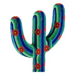Beaded And Colorful Mexican Cactus Sticker