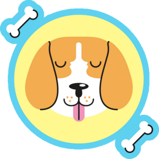 Beagle Bone Icon Sticker