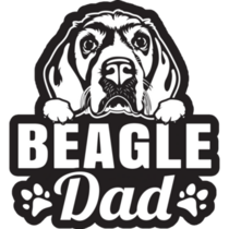 Beagle Dad Sticker