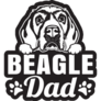 Beagle Dad Sticker
