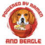 Beagle Ramen Sticker