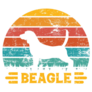 Beagle Retro Sunset Sticker