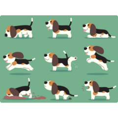 Beagle Sticker Sheet