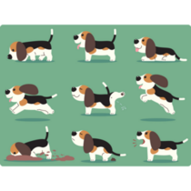 Beagle Sticker Sheet