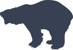 Bear Roaring Sticker