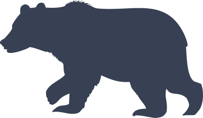 Bear Walking Sticker