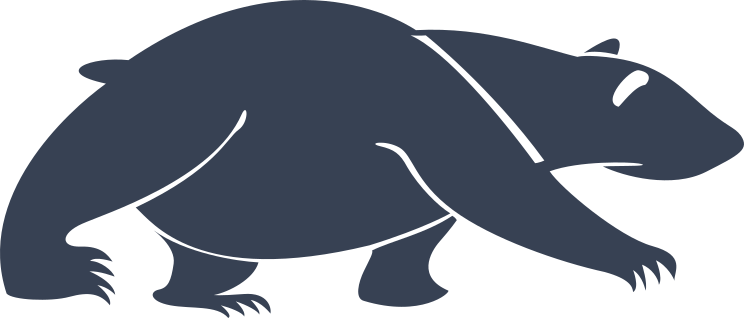 Bear With Short Legs Sticker