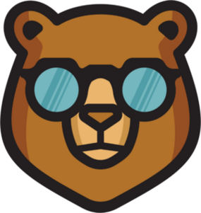 Bear With Sunglasses Sticker