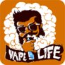 Bearded Man Vape Life Sticker