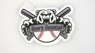 Bears Baseball Custom Die Cut Stickers