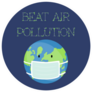Beat Air Pollution Earth Sticker