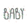 Beautiful Baby Font Sticker
