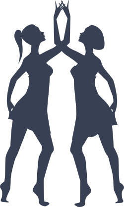 Beautiful Ballet Dancers Sticker