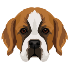 Beautiful Bernard Sticker