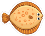 Beautiful Bottom Dwelling Fish Sticker