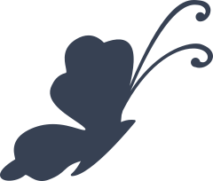 Beautiful Butterfly Flying Sticker