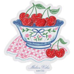 Beautiful Cherry Bowl Sticker
