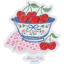 Beautiful Cherry Bowl Sticker